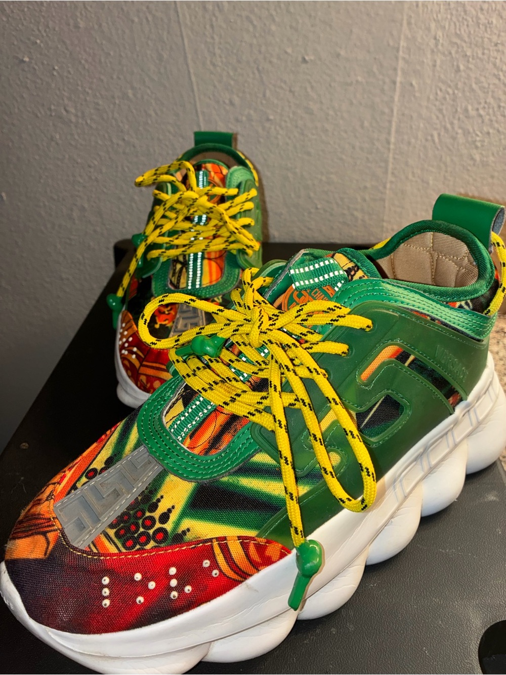 Versace chain reaction sneakers